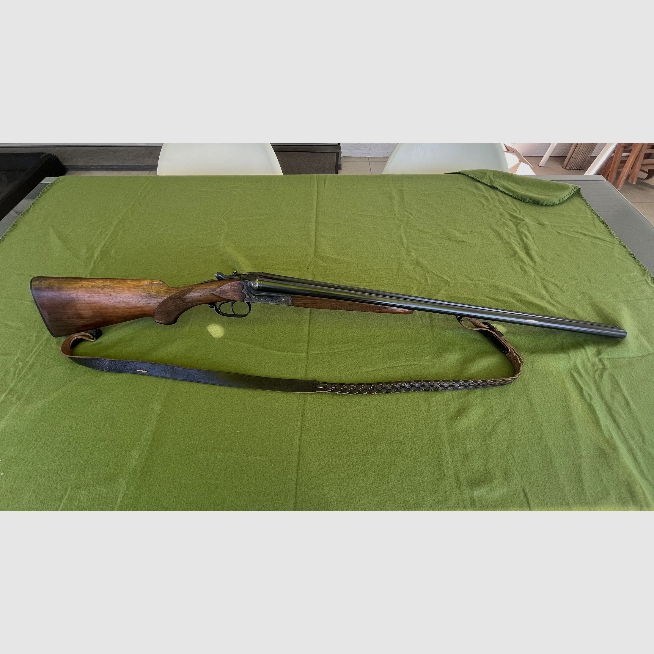 Double-barreled shotgun Simson Suhl Cal 12/70, 71cm barrels