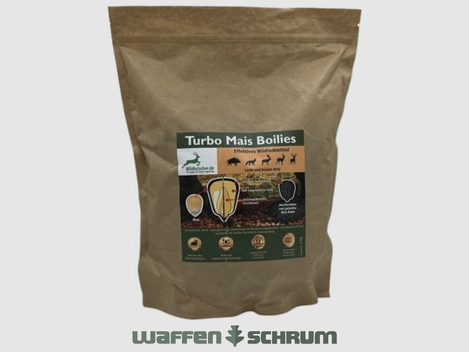 Turbo Kukurydziane Boilies Wildlutscher 3 kg