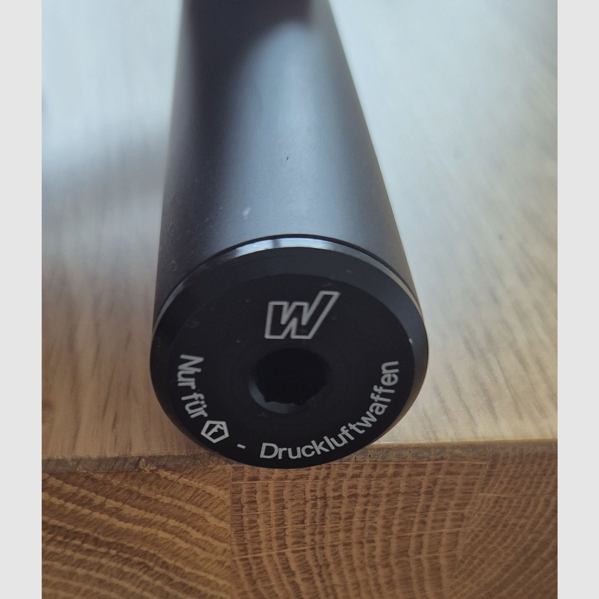 Weihrauch silencer for air rifle HW 30, HW 35, HW 50 for mounting