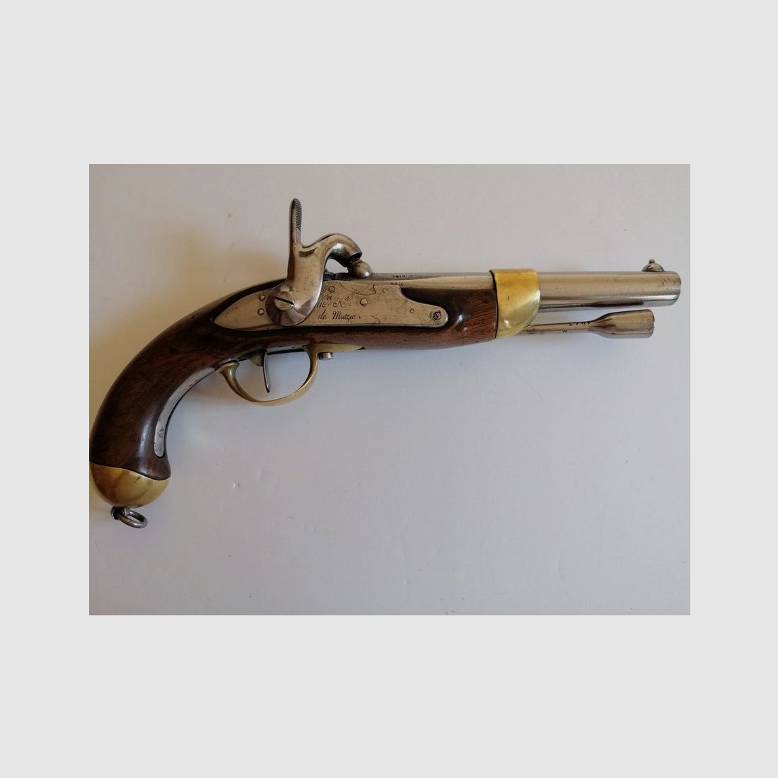 Peu courant pistolet 1816 transformé TBIS de 1819 – Homogène et en excellent état, image 1 sur 20