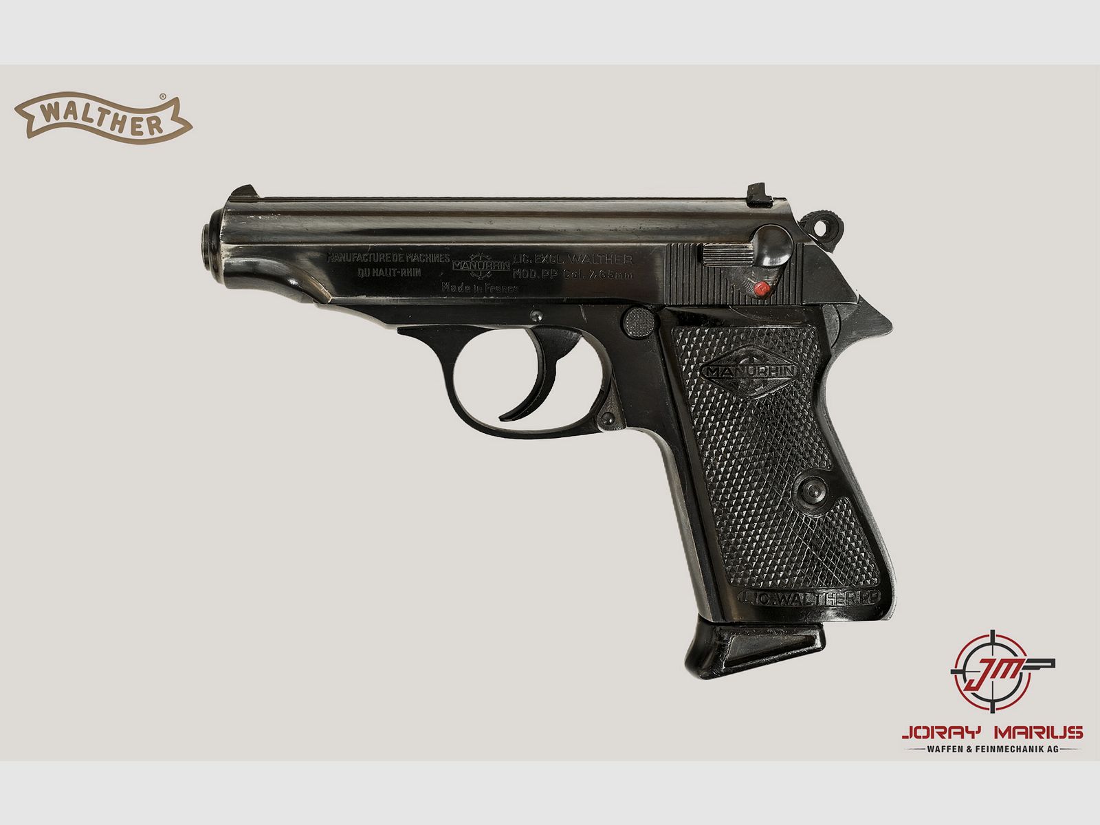 Walther-Manurhin PP 7.65 Kort – 1952, afbeelding 2 van 3