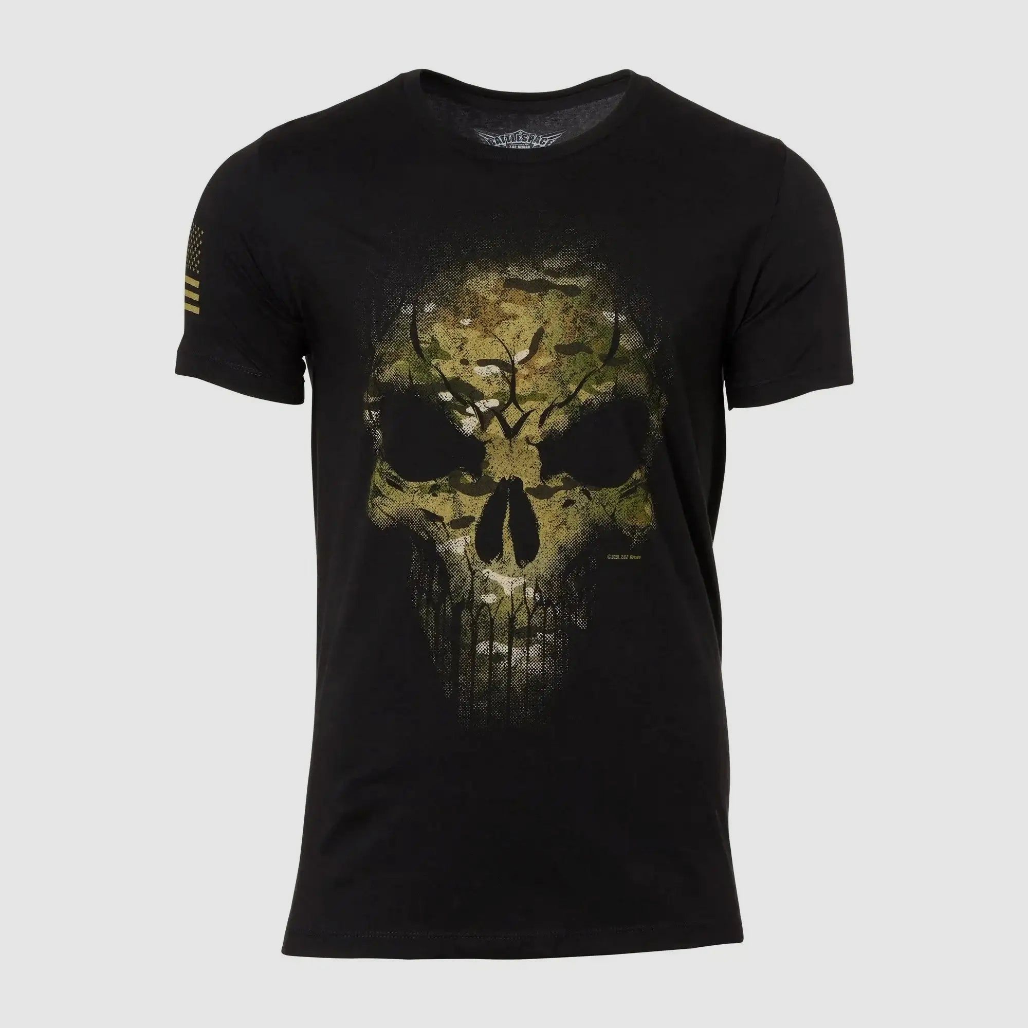 Maglietta Design 7.62 Camo Skull Multicam