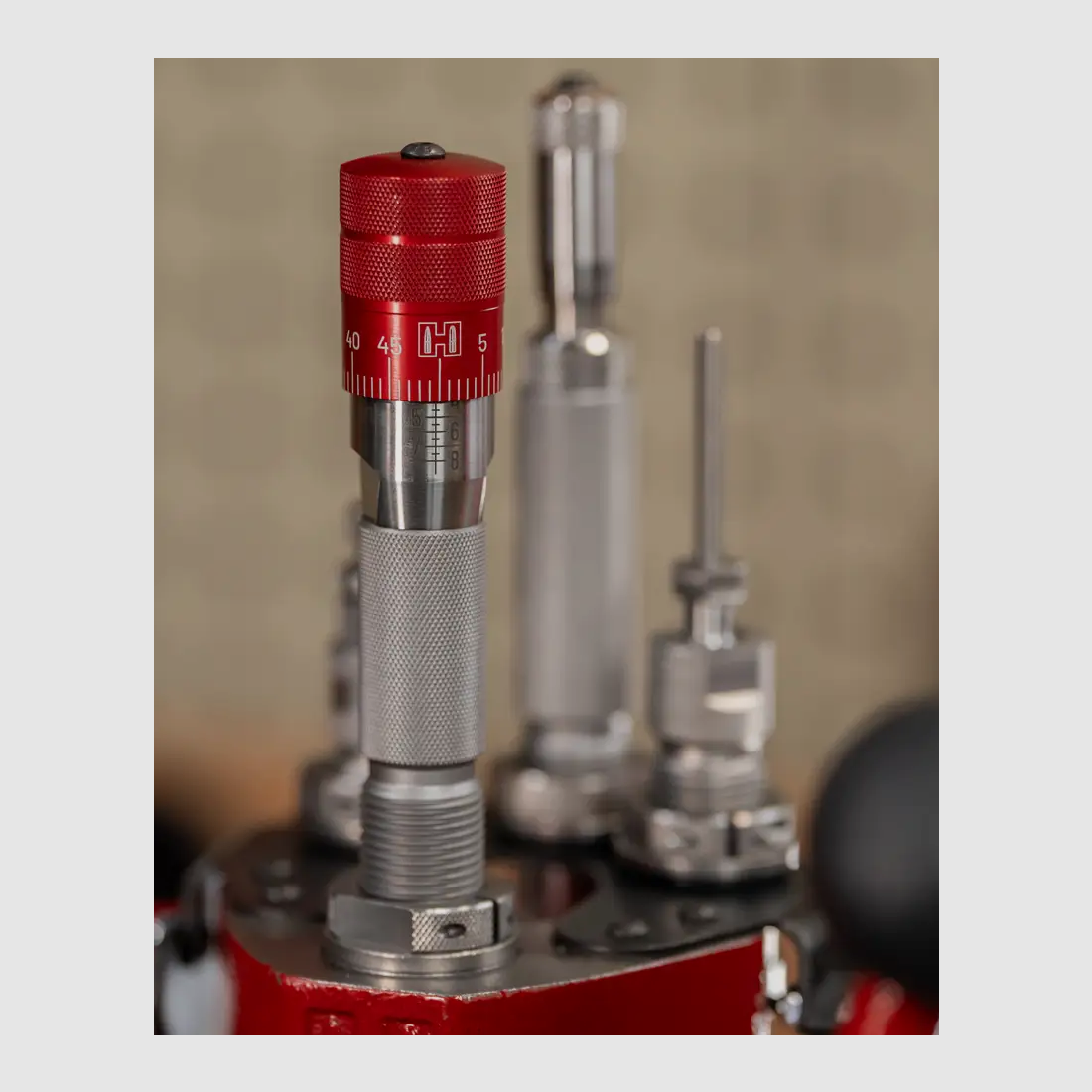 Hornady Click-Adjust Bullet Seating Micrometer / Micrometro per l'installazione dei proiettili con regolazione a scatto, immagine 3 di 7