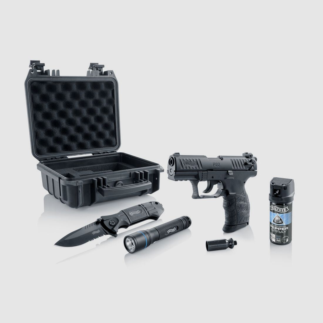 Walther (Umarex) Walther Schreckschuss Pistole P22Q R2D-Kit schwarz