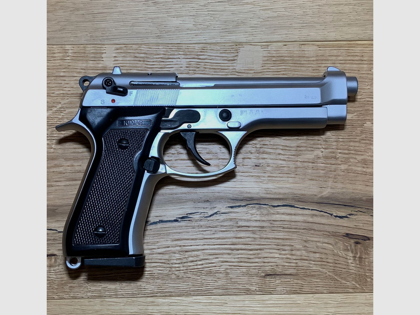 ME (Beretta) Mod. 92 Signalpistole 9mm P.A.K. in Matt Silber von Kimar