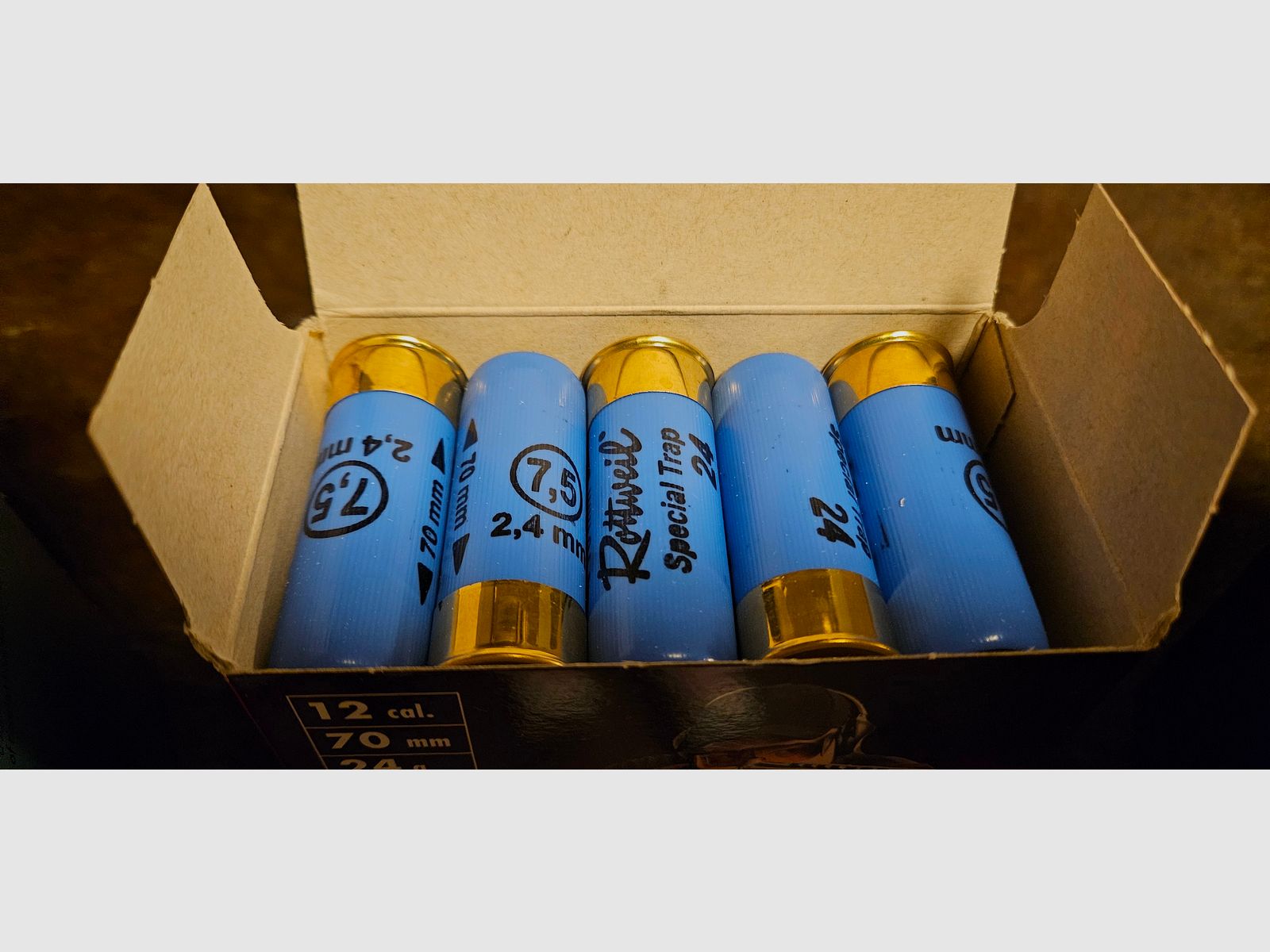 Gemischtes Paket diverser Schrotpatronen und FLG
