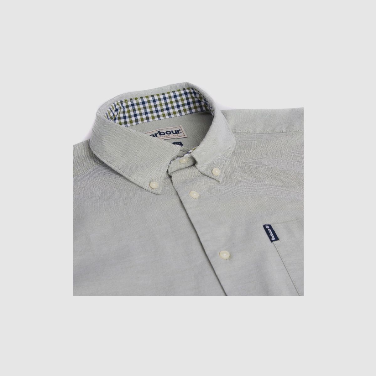 BARBOUR Oxford 7 Ajustado Verde