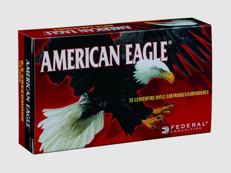 Federal American Eagle 6.5mm Creedmoor 120GR TMJ 20 cartridges