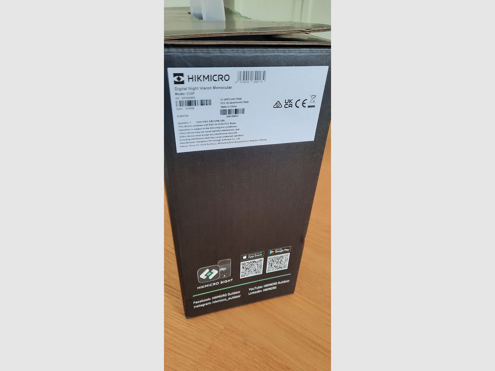 HIKMICRO CHEETAH C32F*NEUWERTIG*NIE BENUTZT