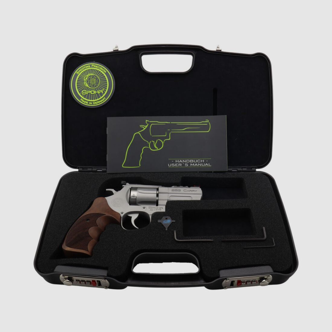 Revolver Spohr 283 Carry Stainless 3" Fabriqué en Allemagne 3 pouces Chasse & Sport