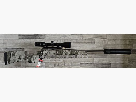 Savage AXIS II PRO Woodland .22-250 Rem. - Zestaw kompletny - Nowy towar z fachowego handlu