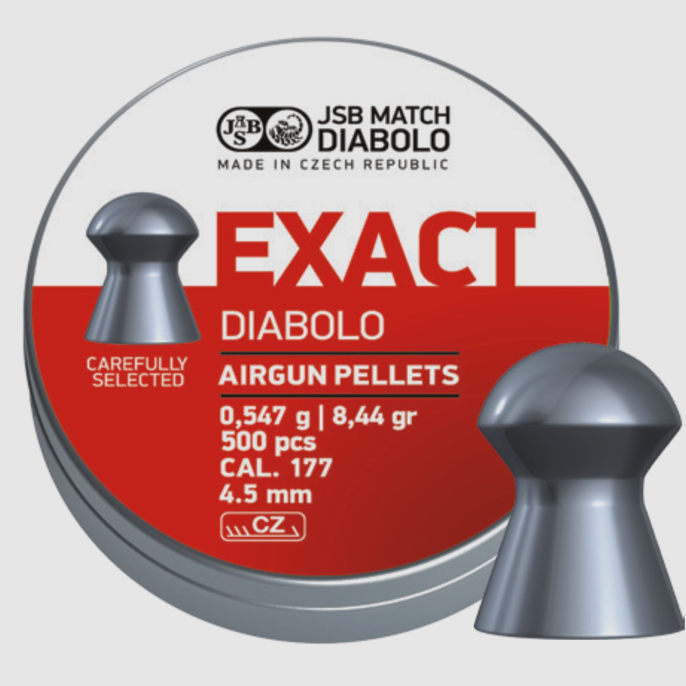 JSB Exact Kal. 4,5mm, 0,547g, 4,52mm