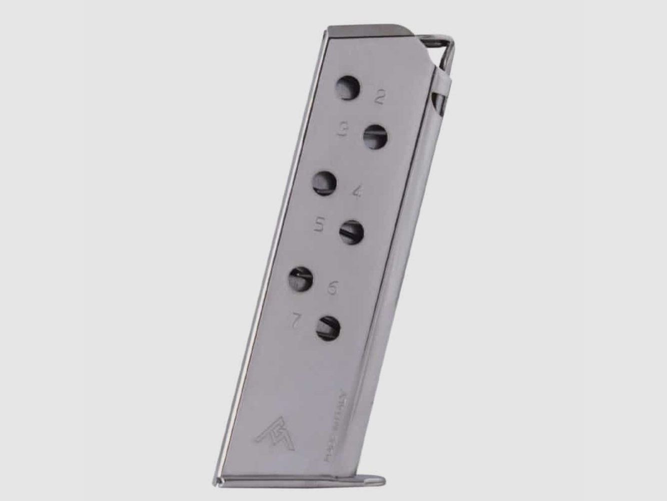 WALTHER PPK/S 7rd Niklowy Magazynek .380ACP Standardowa Podstawa