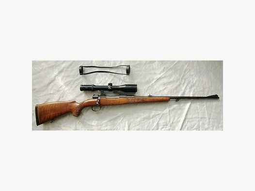 REPETIERBÜCHSE WINDMÜLLER, Kal. .30-06 Spr., INCL. ZF SWAROVSKI HABICHT AUF SCHWENKMONTAGE!!!
