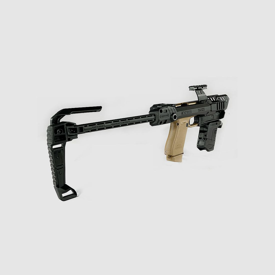 RECOVER GLOCK Conversion FULL Kit SPRO MG Calcio Pistol 1-colore Nero