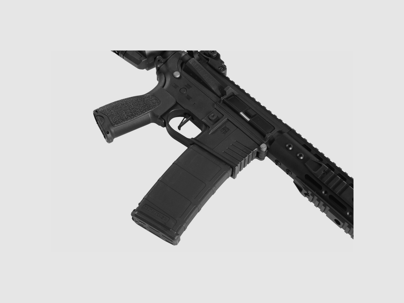 AR15 KeyMod 8 Zoll Rail BRAVO Delta Armory Schwarz S-AEG Airsoft Gewehr Frei ab 18 Jahren