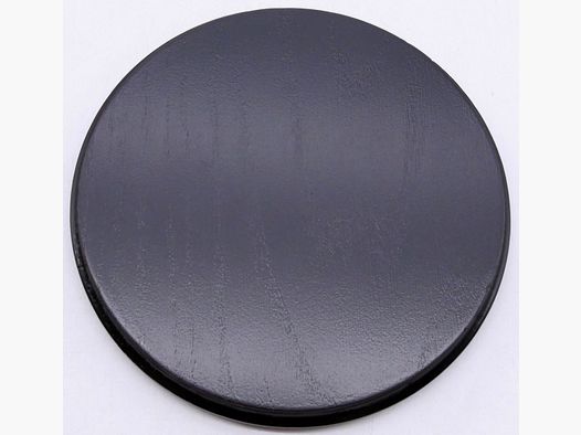 Round oak wood signs for boar weapons dark 17 cm