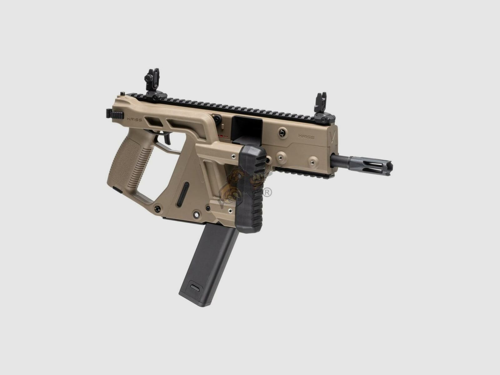 Kriss Vector V2 Airsoft en Dark Earth - max. 0,5 Joule (Krytac)