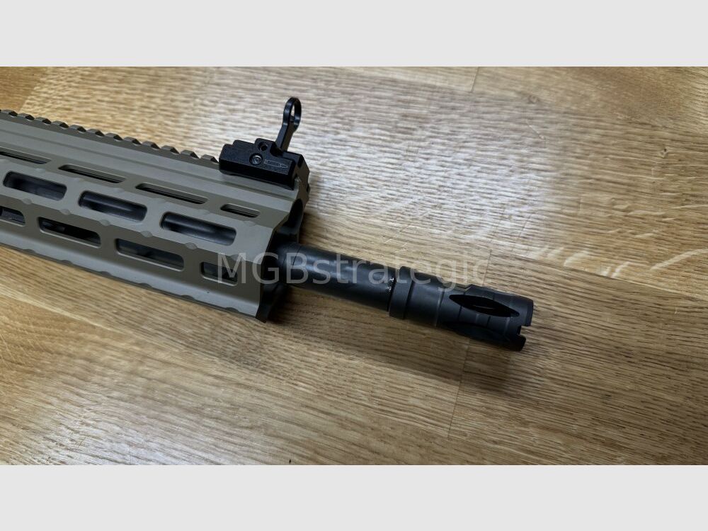 Heckler & Koch MR223 A3 Slim-Line 16.5" Barrel - semi-automatic rifle .223Rem long M-LOK handguard - sand color - sport approved! - similar to Bundeswehr G95A1 G95KA1 G95K H&K 416