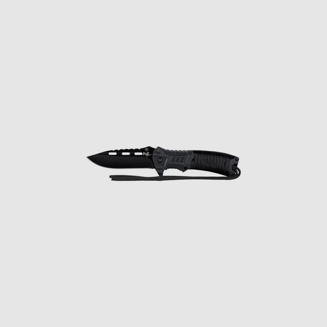 Fox Outdoor Fox Outdoor Einhandklappmesser Blackrope schwarz