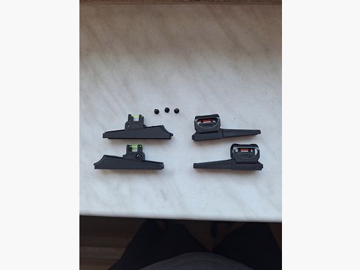 Kimme-Korn komplett Set WALTHER 1250 Dominator