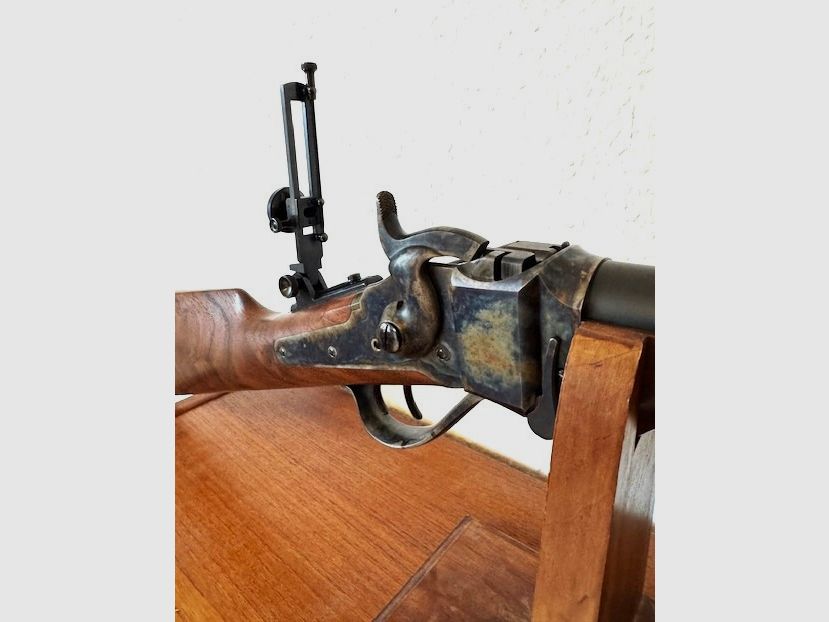 Shiloh Sharps Modell 1874 Business Rifle 45-70, RCBS und Marcot Buch