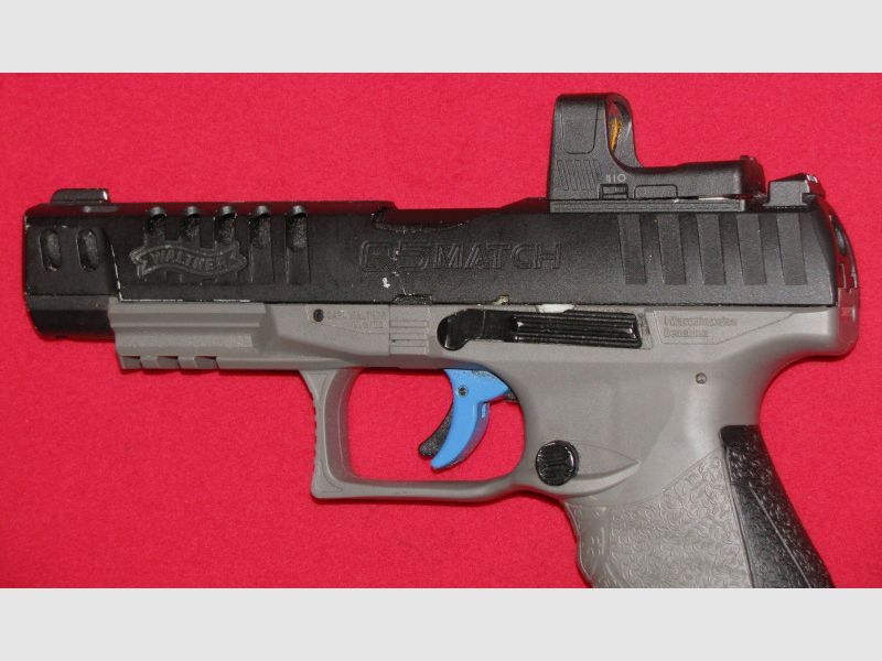 WALTHER CO2 Pistole, eine WALTHER Q5 MATCH in 4,5mm mit F - Zeichen
