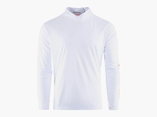 Grundéns Tough Sun Hoodie Bianco Uomini S