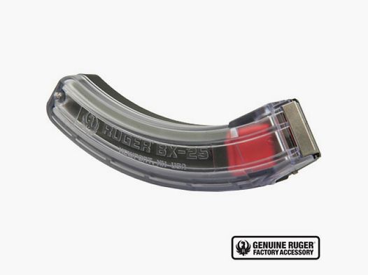 Ruger Magazin BX-25 transparent 22lr 25 Schuss