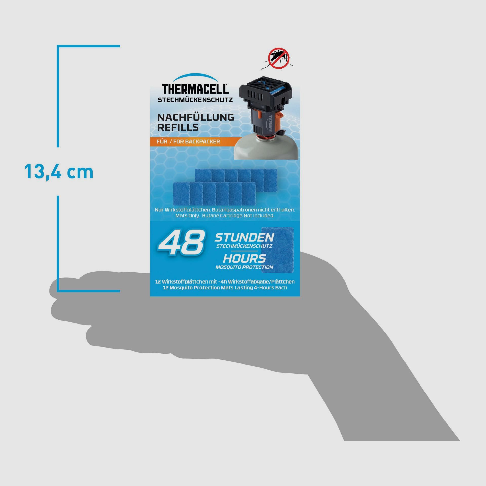 Thermacell 920212 M-48 Nachfüllset Backpacker 48 Stunden