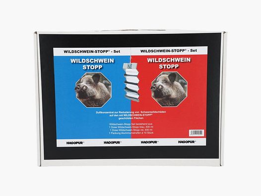 Hagopur Zestaw Stop Wild Boar 2x400 ml