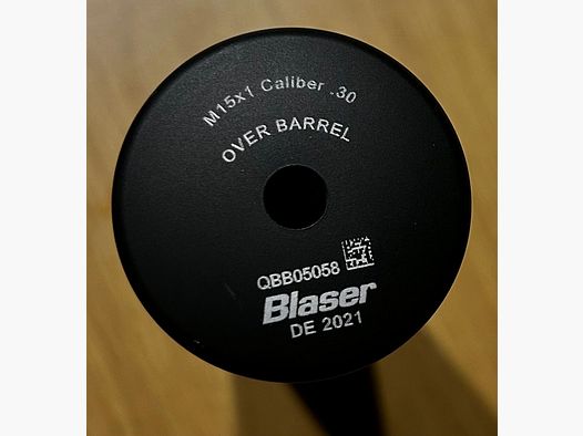 Blaser Over Barrel-Schalldämpfer M15x1 Kaliber .30