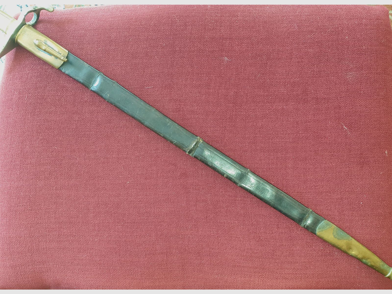 Sidearm M 1871 complete with leather sheath