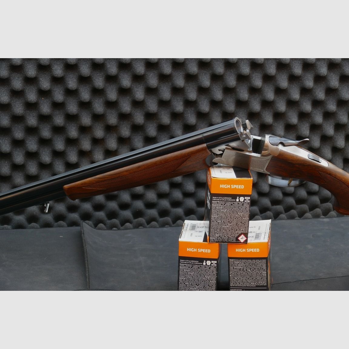 Bockdoppelflinte Sauer-Franchi – Favorit – 12/70 – verstärkter Beschuss (256)