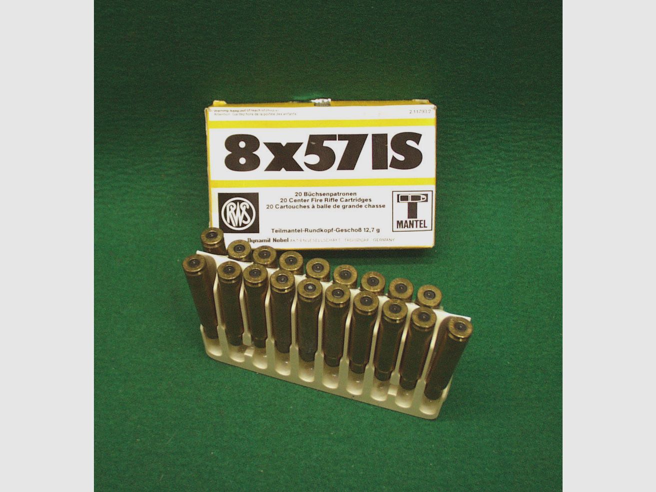 RWS Hülsen 8x57IS, gebraucht