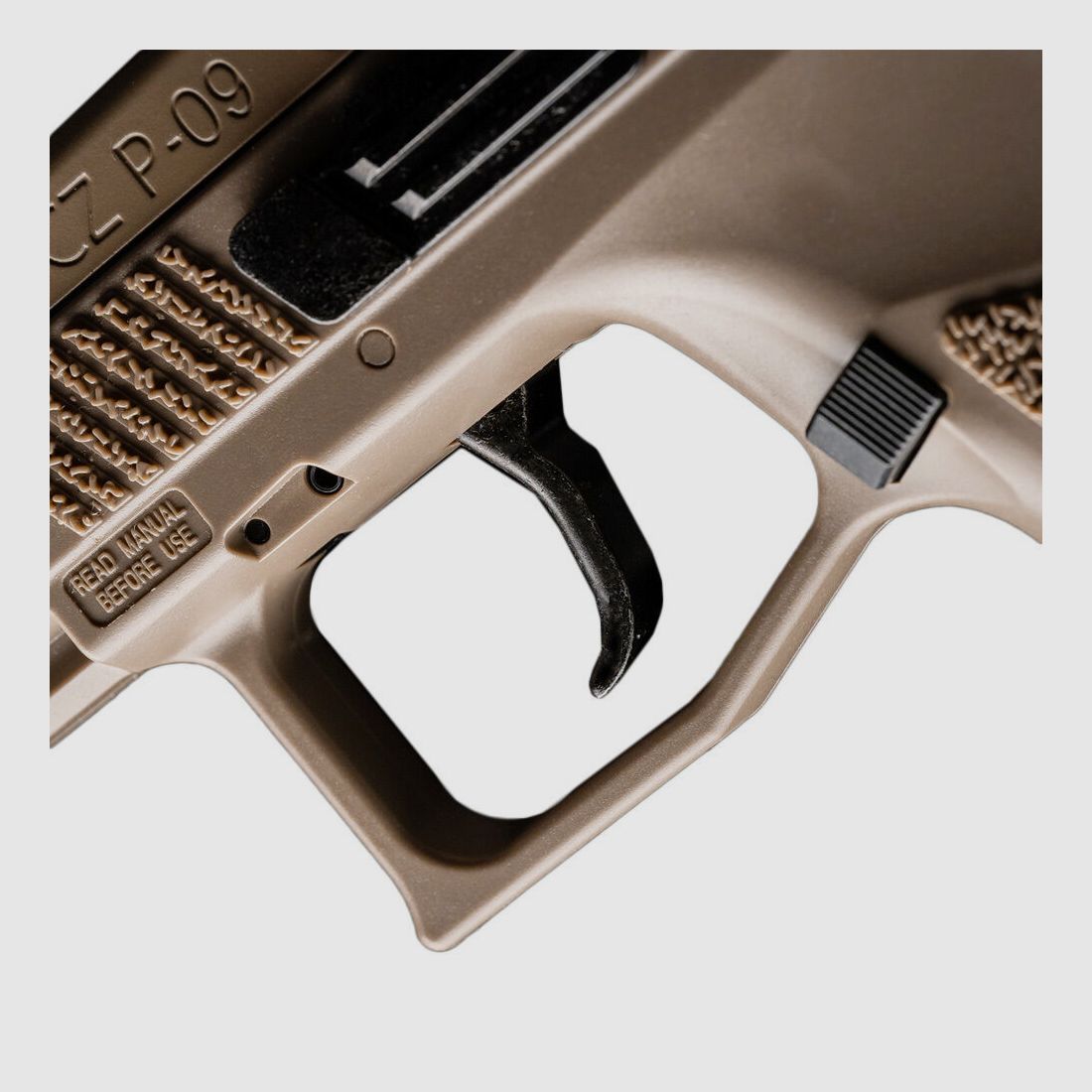 ASG	 CZ P-09 Full FDE Co2 Pistole 4,5mm Diabolo Koffer Set