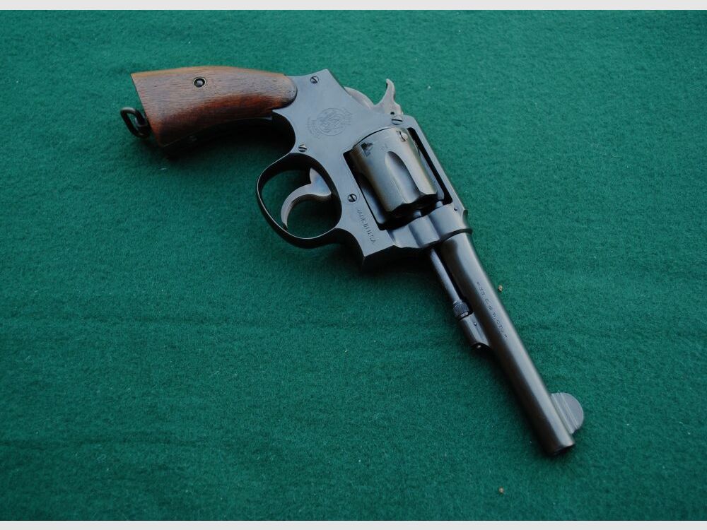 Smith & Wesson, Military & Police, Polizeirevolver, England, div. Stempel