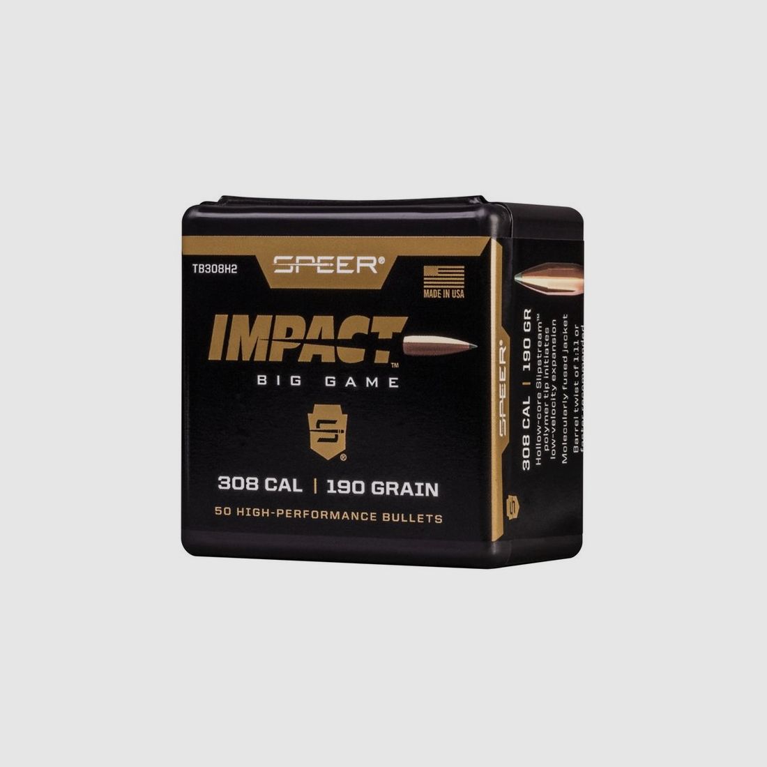 Proiettile Speer .30/.308 190GR Impact 50 pezzi