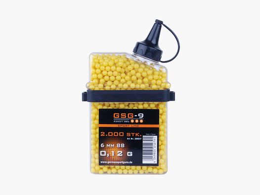 GSG-9 Sport Line 6mm BBs Żółte 0,12 g 2.000 sztuk