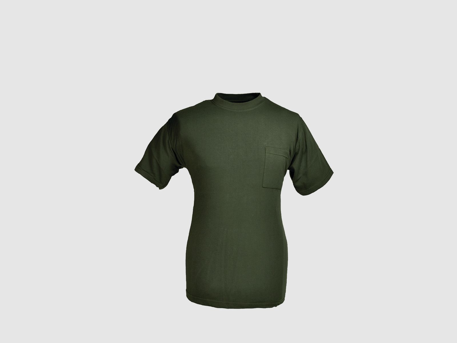 T-shirt olive à col rond, taille XXL 10227843