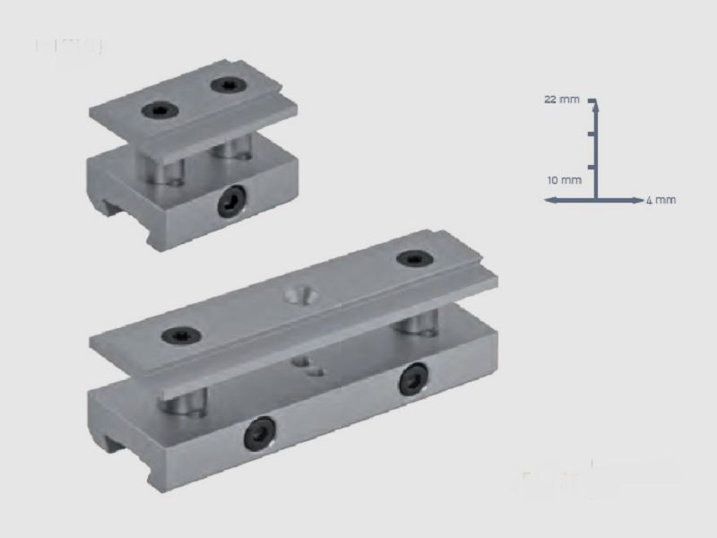 Centra Block Club Walther 10-22mm sight line risers