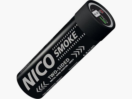 NICO 50 Sekunden Two Sided Paintball Rauchgranate (schwarzgrau)