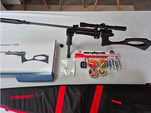 Diana Chaser Gewehr mit viel Zubehör neuwertig mit Rechnung