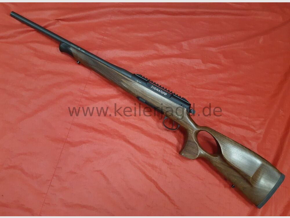 Rössler SIGNATURE Luxus Lochschaft Repetierbüchse 308 Win. 47cm Lauflänge!
