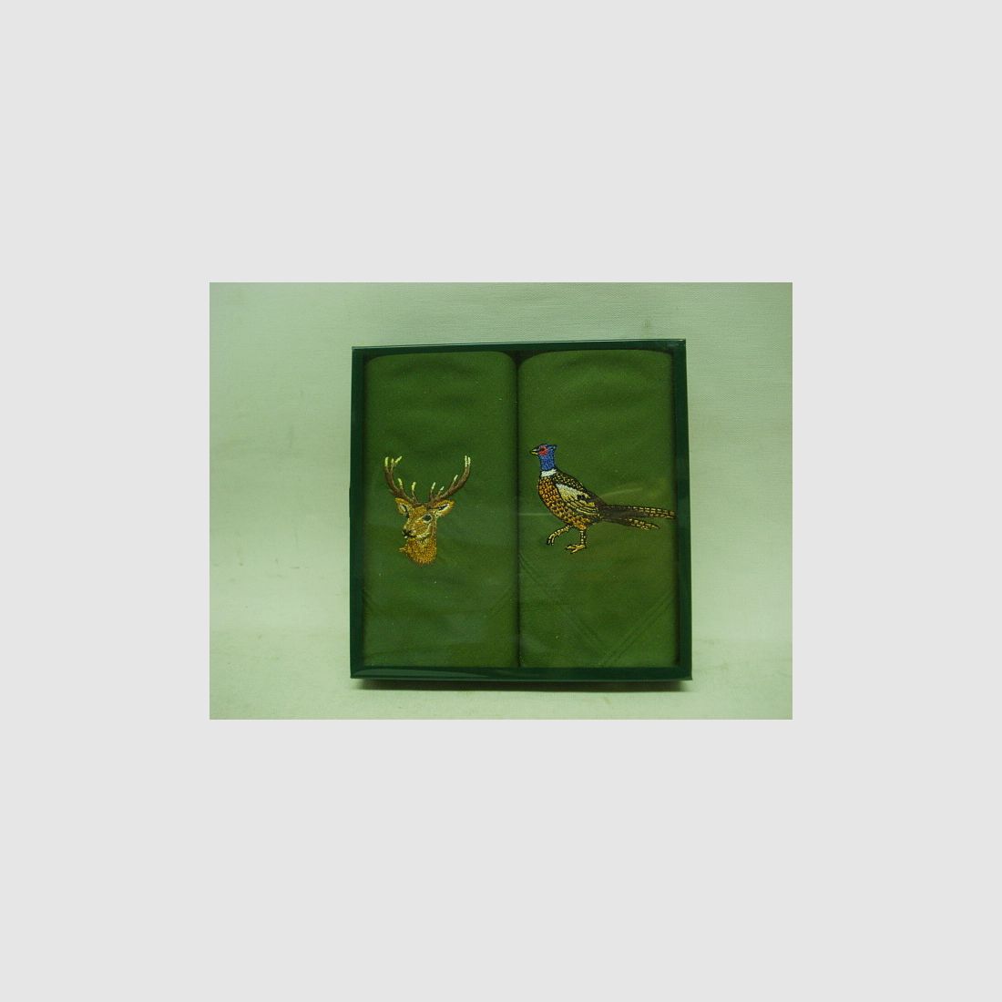 Taschentücher 2-er Pack - Motiv:Hirsch/Fasan