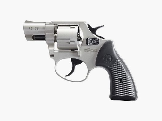Schreckrevolver Rohm RG 59 Aluminium verchromt