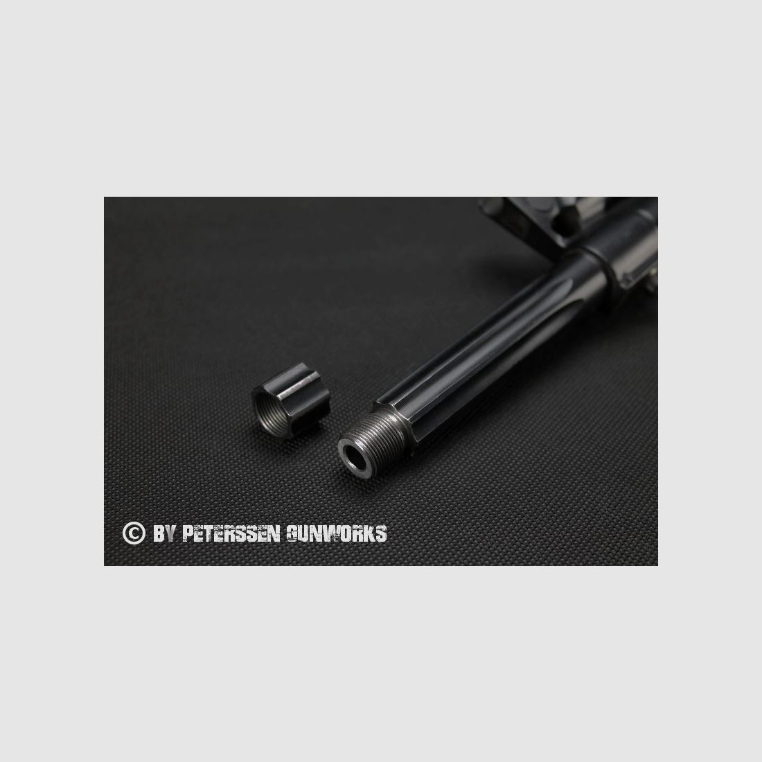 Peterssen Gunworks PGW muzzle thread for your long gun including state proof mark