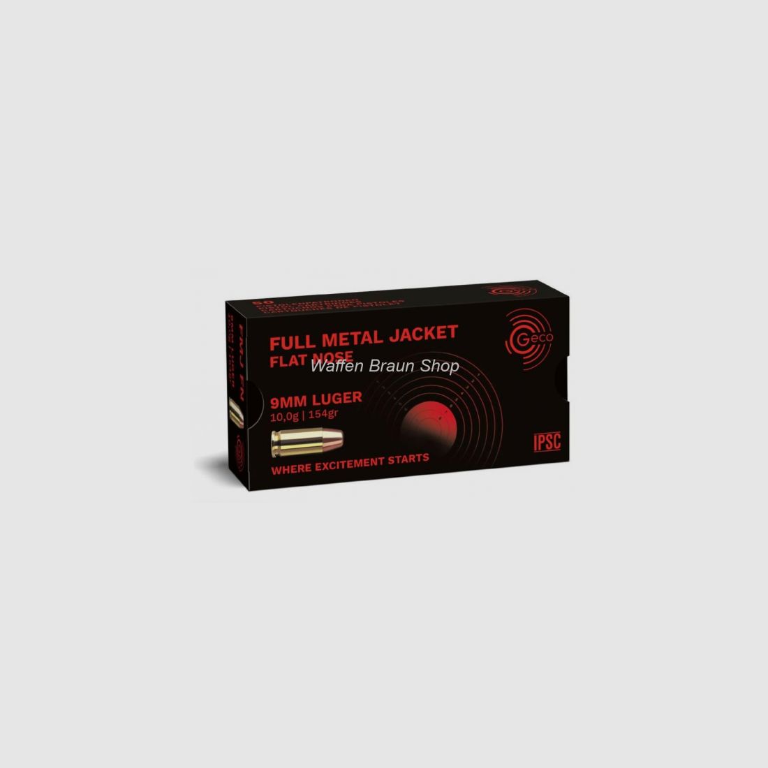 GECO PATR 9MM VM-FK 154grs. 50 STK