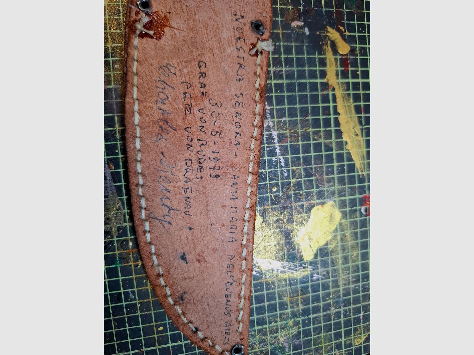 Cuchillo de asado argentino