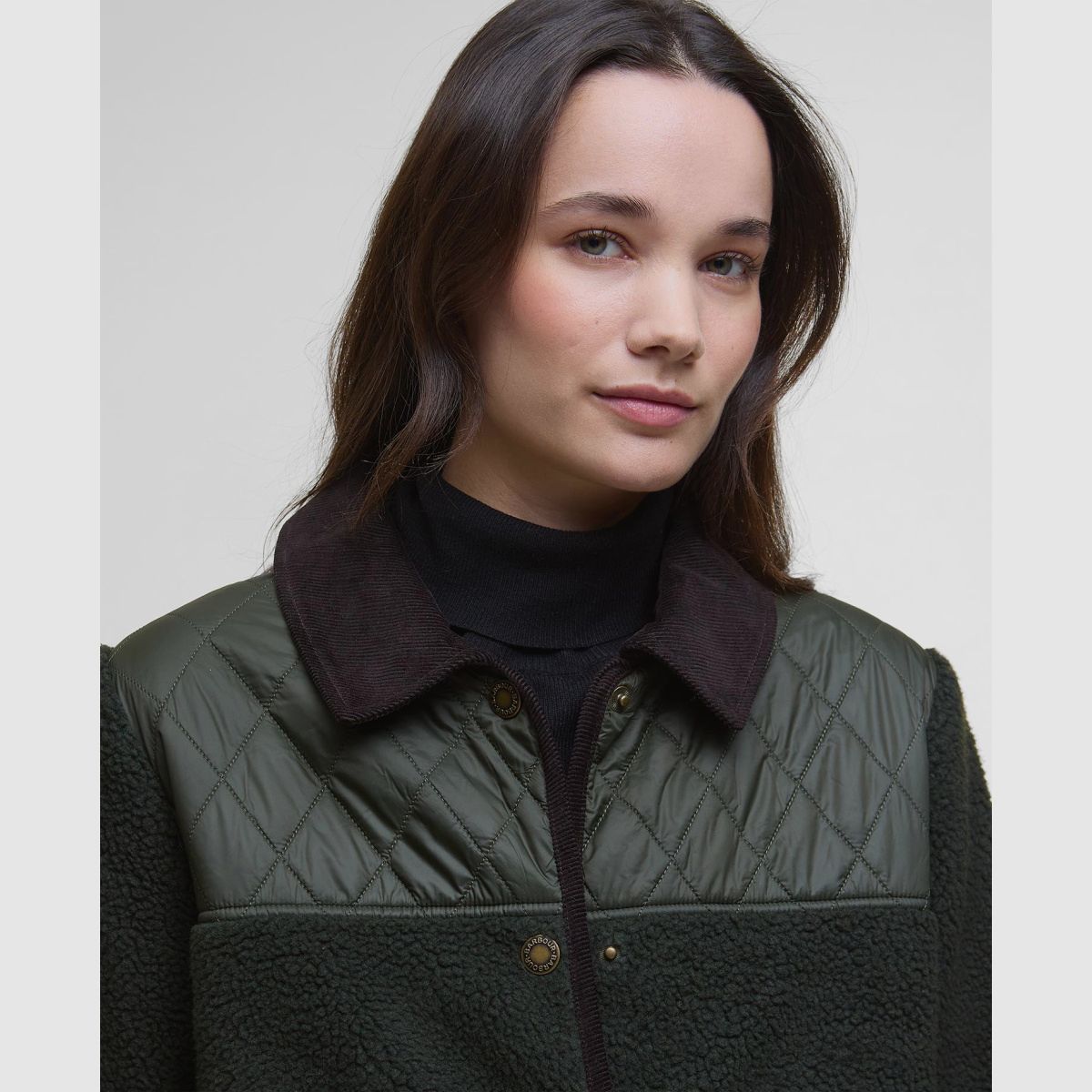 BARBOUR Fleece Laurel Olive